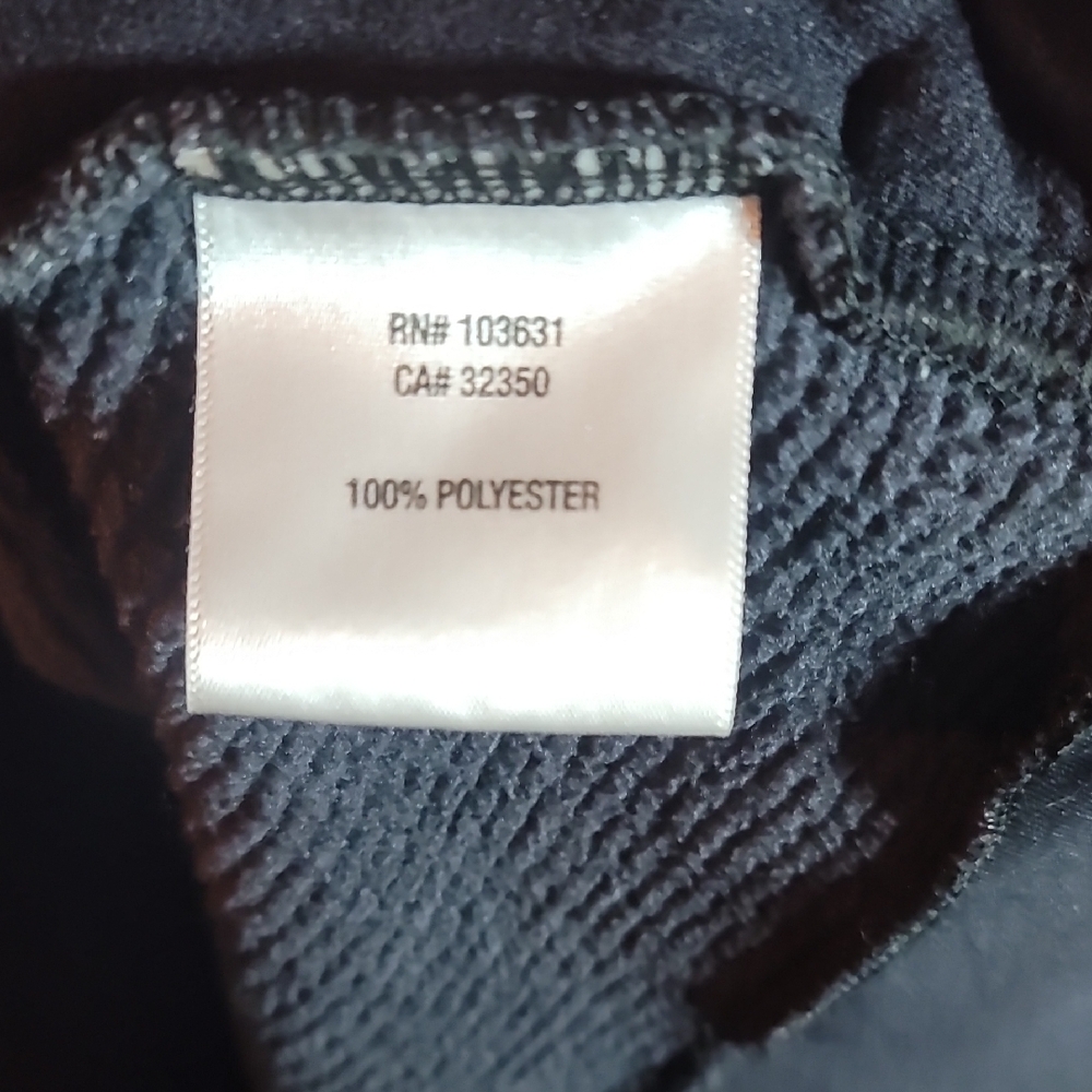 Simms Large Dark Gray Turtle Neck Sweatshirt With… - image 6